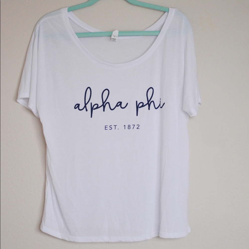 Alpha Phi flowy tee